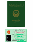 Hộ chiếu hoặc CMND của người đại diện theo pháp luật của công ty sau khi đăng ký lại